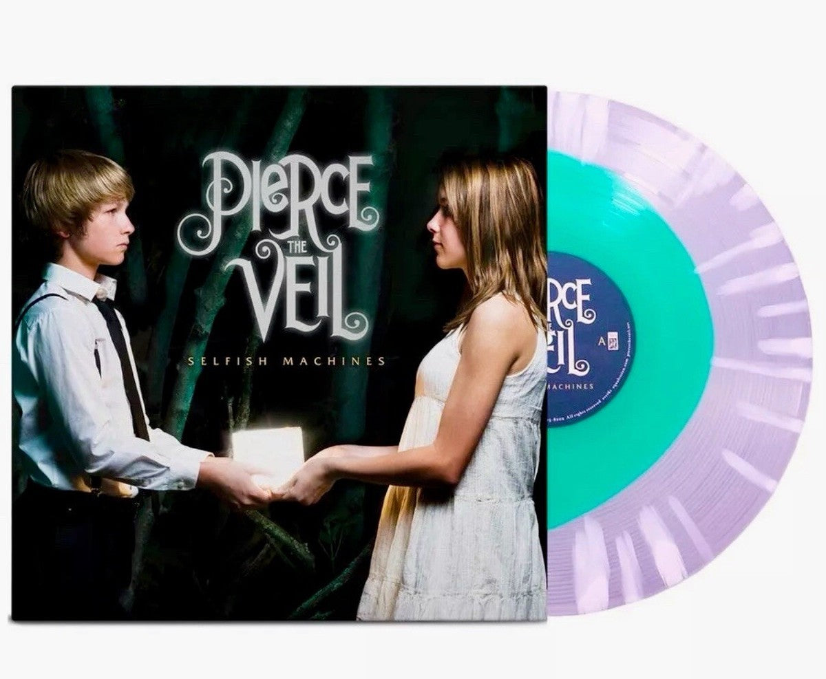 Pierce The Veil - 'Selfish Machines' • Green in Clear Color In Color W/ Vanilla Splatter • Limited to 1,000